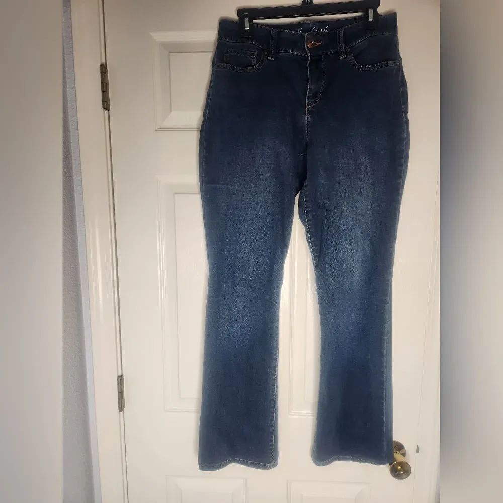Gloria Vanderbilt 6 Dark Blue Full Length Women's Jean's